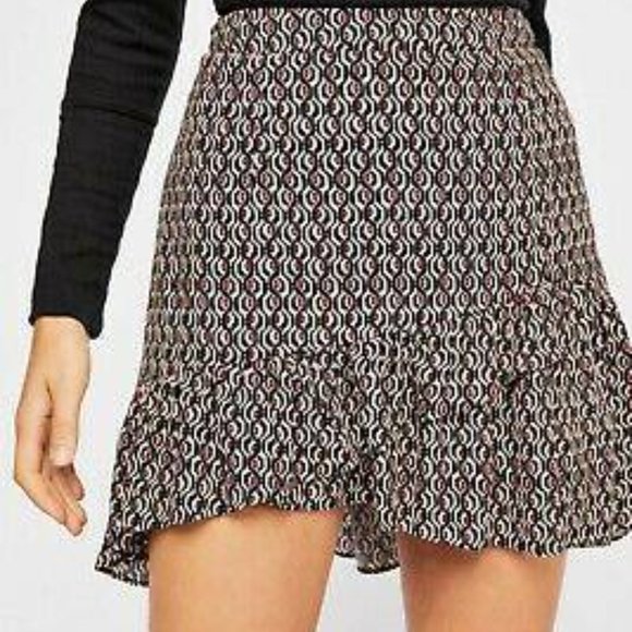 Free People (Anthropologie) Nadia Ruffle Wrap Mini - Picture 3 of 5